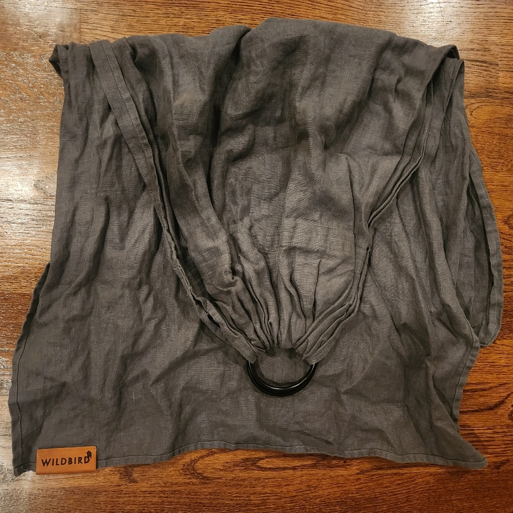 Wildbird Ring Sling - Dark Grey Linen